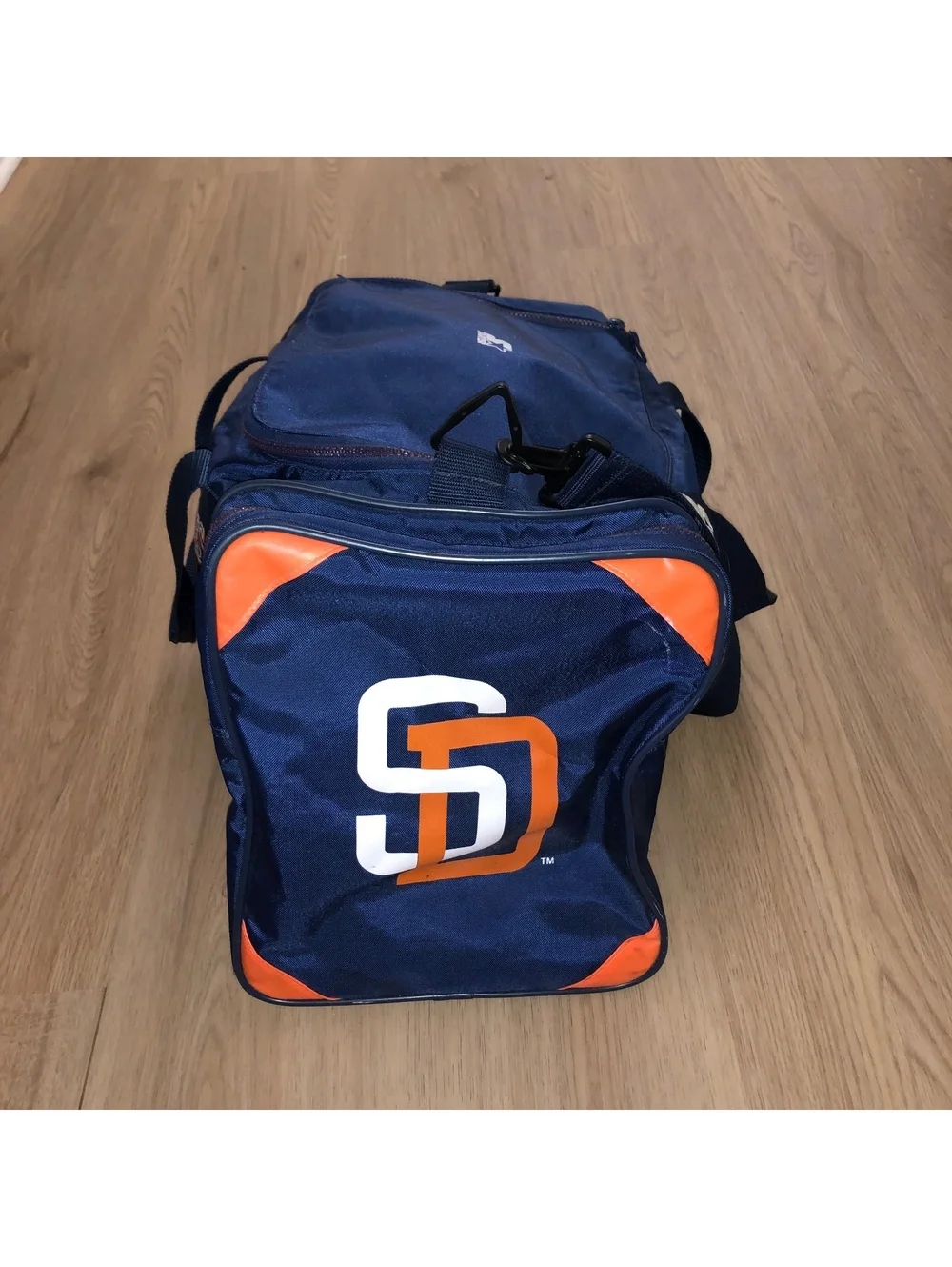 VINTAGE STARTER DUFFLE GYM BAG SAN DIEGO PADRES BLUE ORANGE RARE